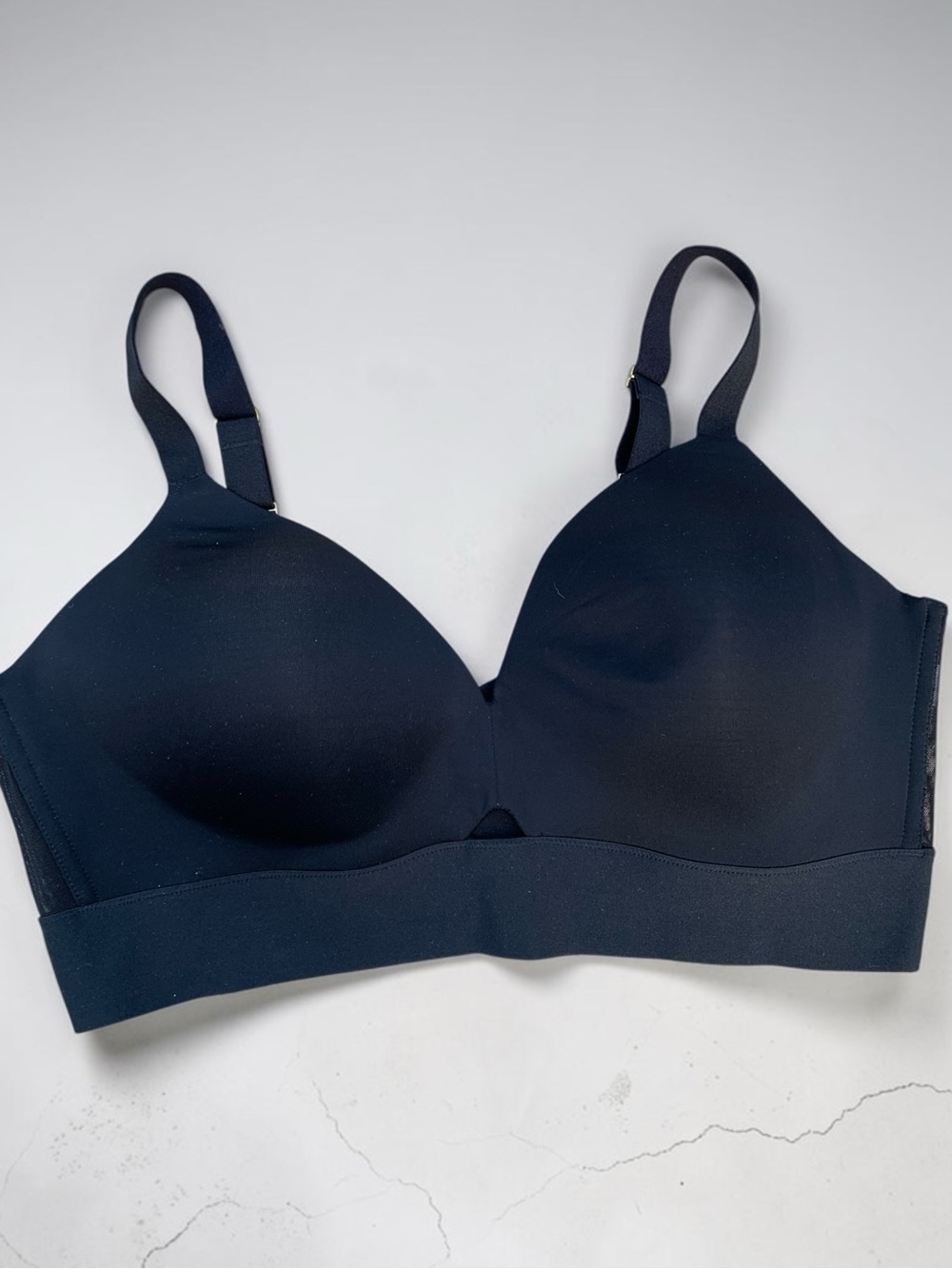 SPANX Seamless Black Sports Bra XL